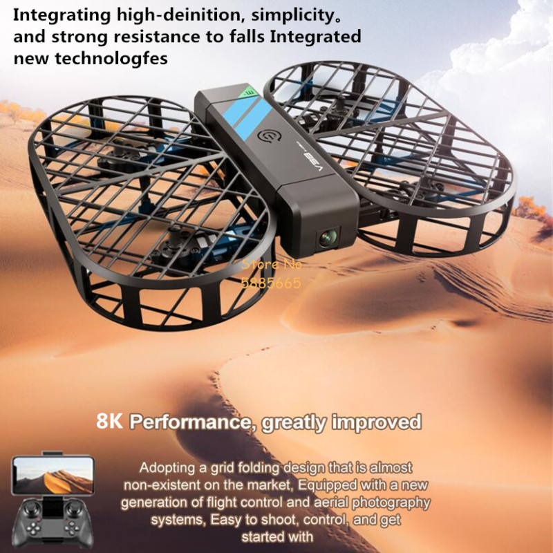 Drone Controller Screen - Caméra HD 8K 360 ° Protection